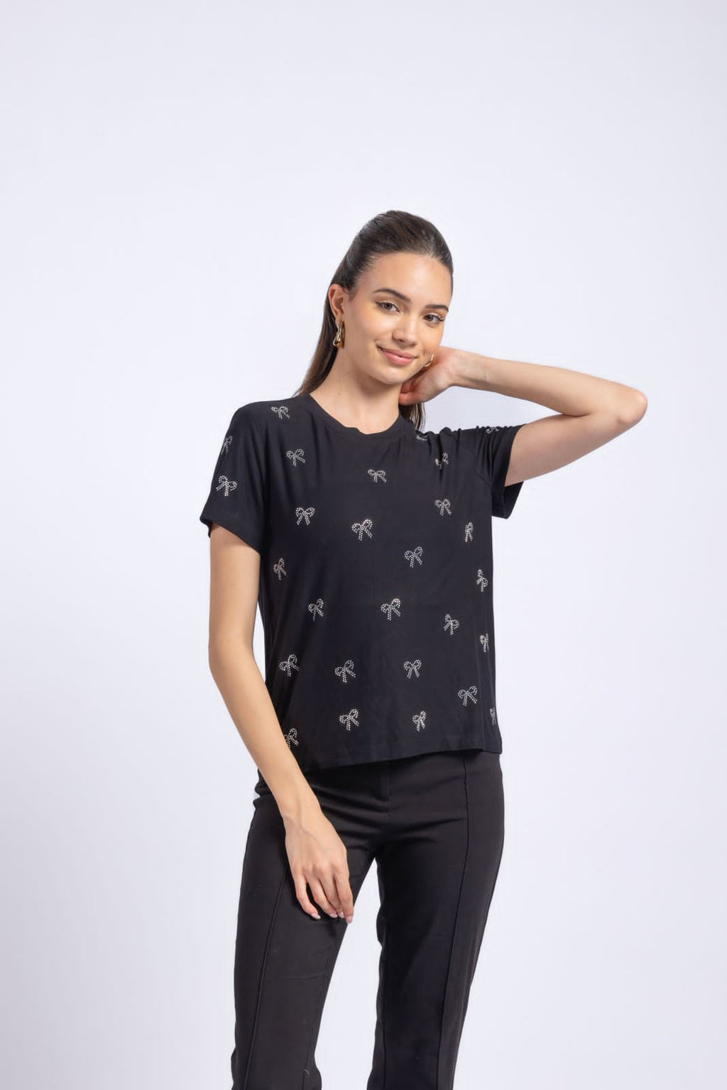 Black T-shirt top