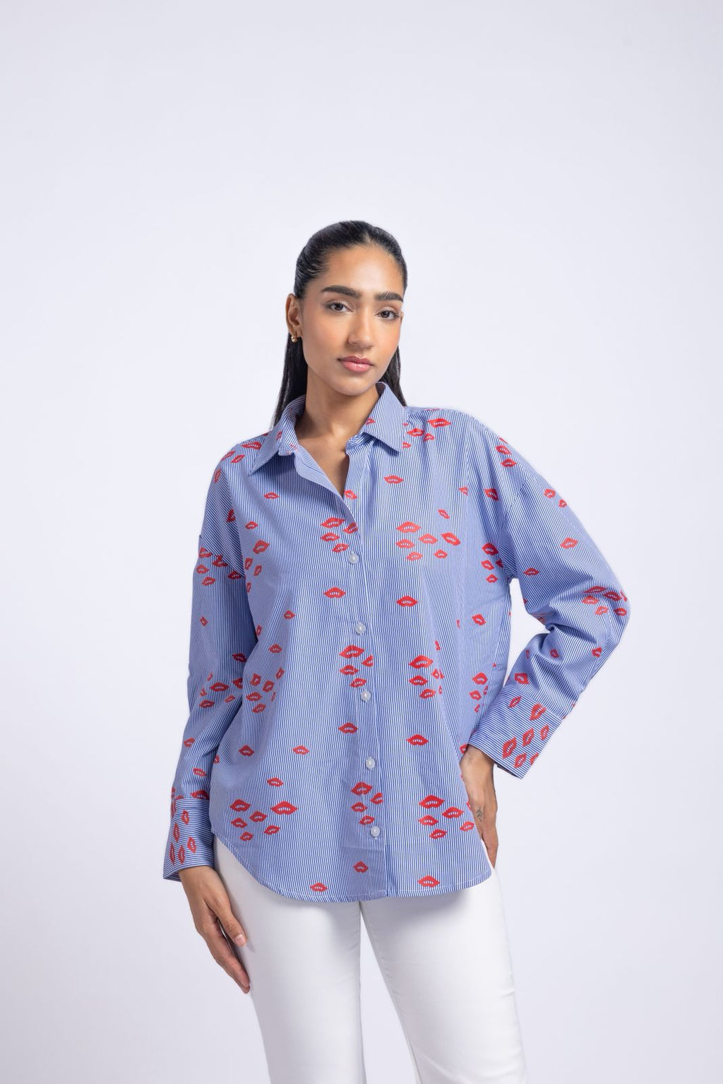 Lips print shirt