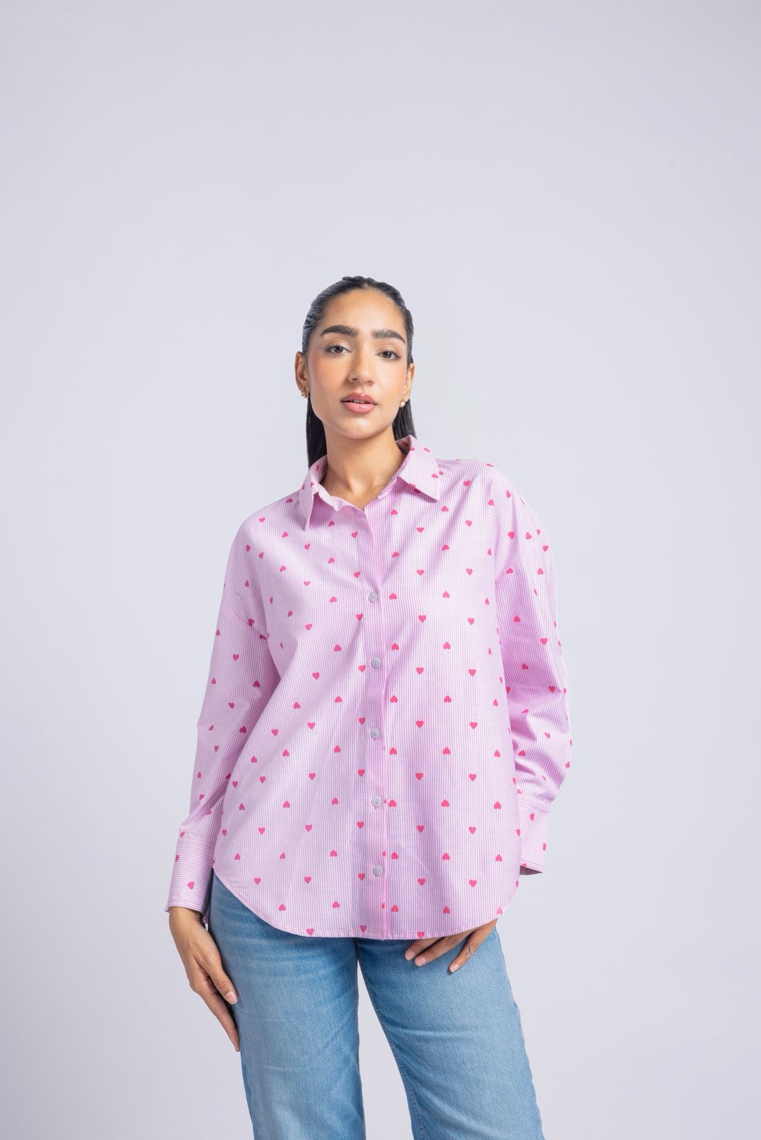 Pink heart shirt