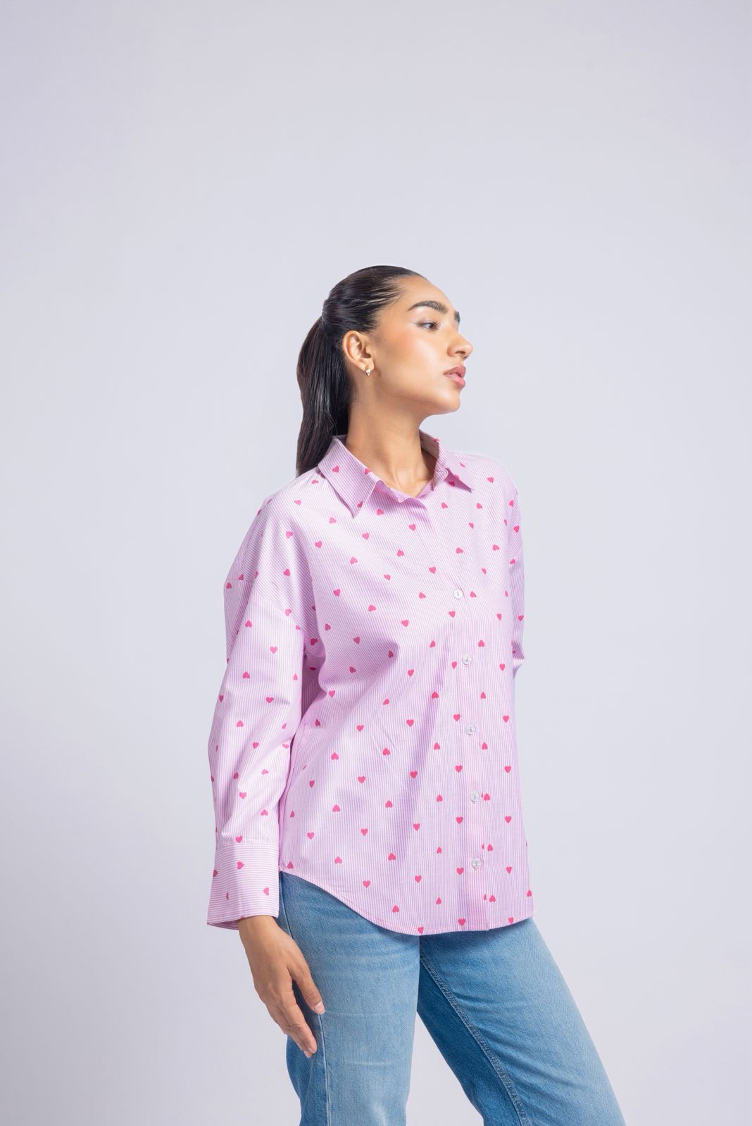 Pink heart shirt