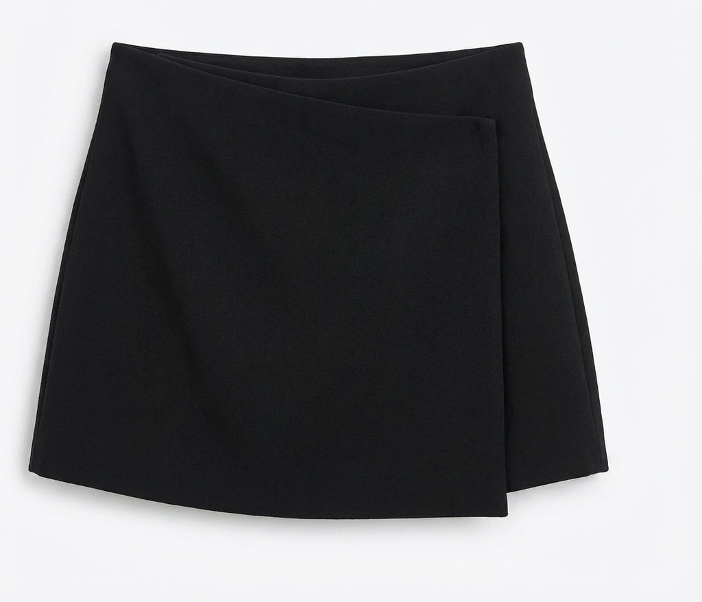 Black Twill Skirt